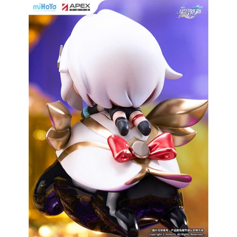 Honkai genuino: juego de ferrocarril Star, versión Q de topacio, modelo de figura Happy Shake, juguetes, decoración de escritorio exquisita, regalo coleccionable
