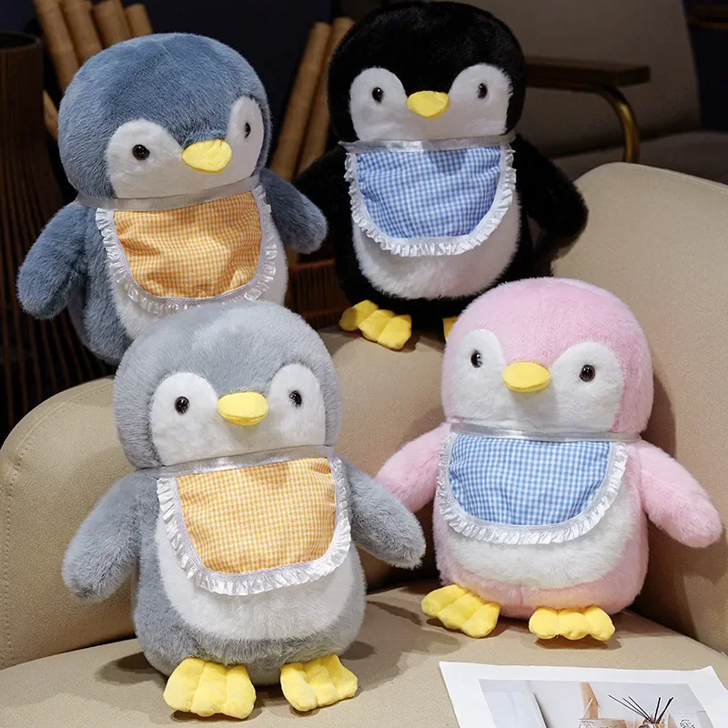 

4 стиля, милый шарф, пингвин, плюшевые игрушки, мягкая пухлая мультяшная кукла-пингвин, уютная теплая обнимающая кукла-животное, рождественский подарок