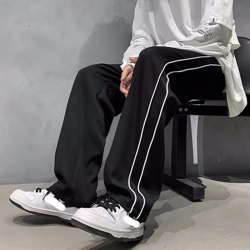 Pantalon De Jogging Homme Baggy - Coupe Large, Taille élastique, Tissu Coton/polyester Pour Hiver