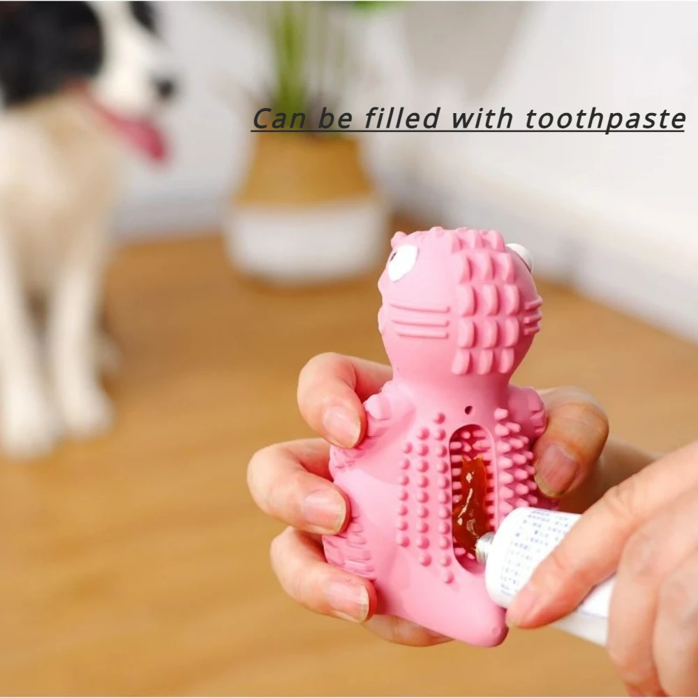 Pet Toys for Dogs Rubber Teething Licking Bite Resistant Multifunctional Puzzle Dog Toys Dog Ball