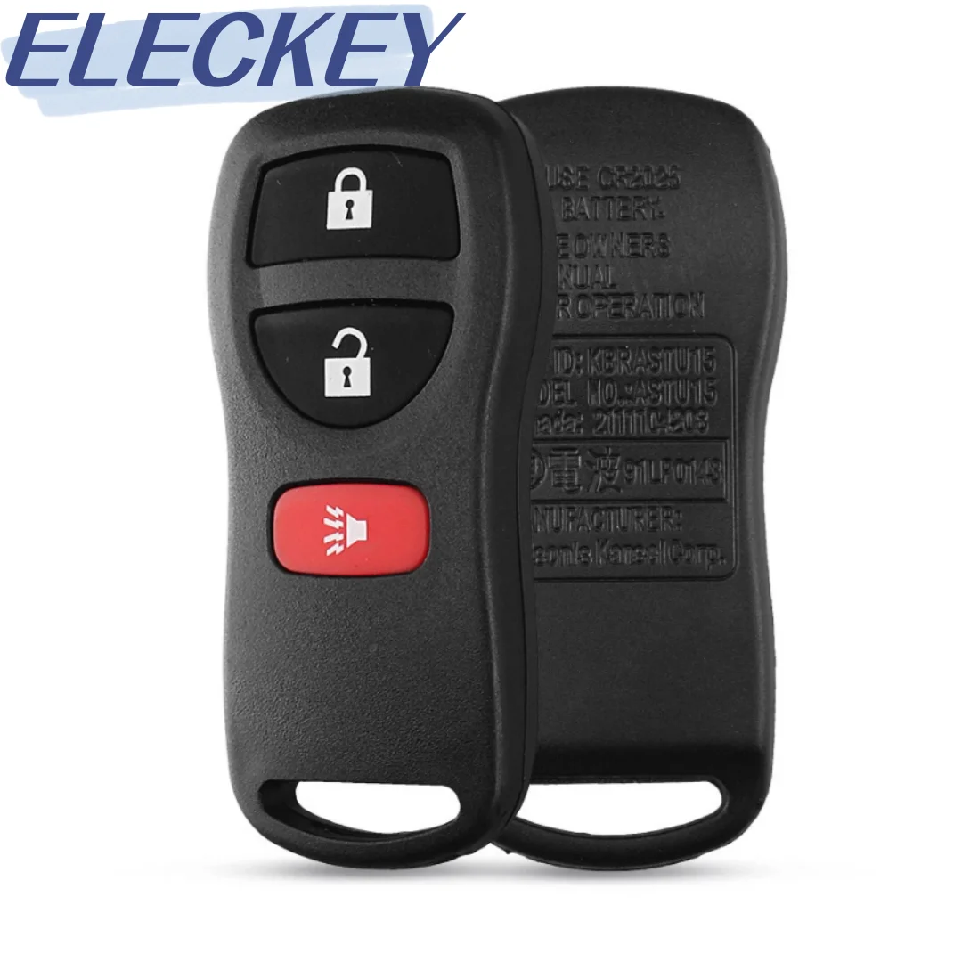 3 Buttons Car Remote Key Shell Fob For Nissan Tiida LIVINA X-Trail QASHQAI Paladin 2003 2004 2005 2006 2007 Case Blank Parts