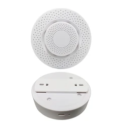 LK-S27 Custom Abs Case Smart Wifi Air Box Temperature Humidity Carbon Dioxide Co2 Detector Switch Box Plastic Enclosure 90x34mm