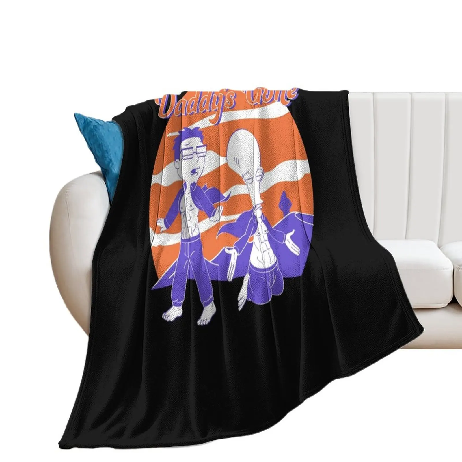 

Daddy&x27;s Gone Classic T-Shirt Throw Blanket For Baby for winter valentine gift ideas Blankets