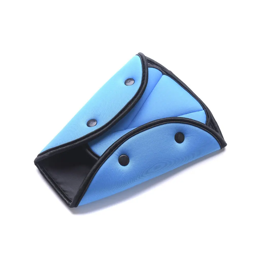 Nuevo cinturón de seguridad de coche, hebilla triangular con Clip de seguridad, soporte Universal para cinturón de seguridad de coche, funda para asiento de coche para niños, protege el ajustador del bebé