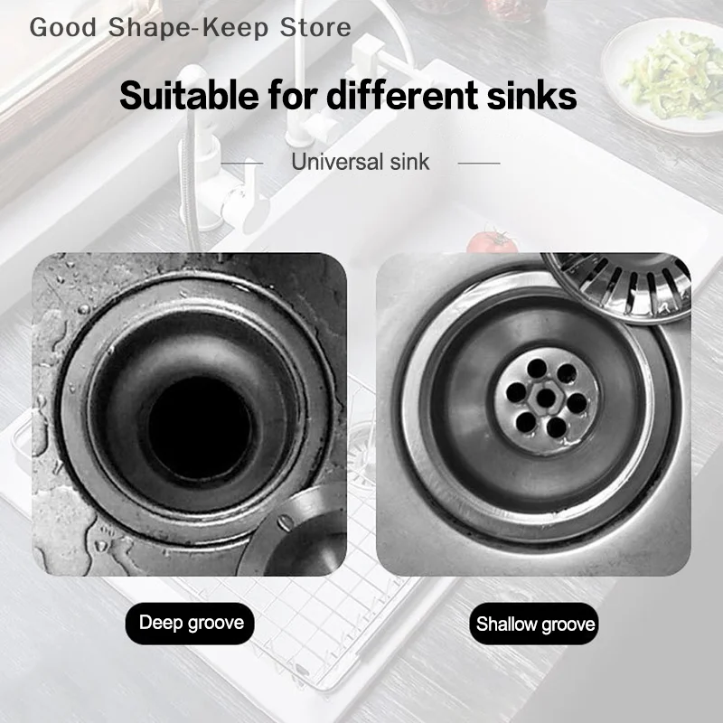 3-Pack Stainless Steel Sink Filter with Handle - Kitchen Food Hair Strainer Disposable Mesh Drains Filter Sink 3 Sizes Available - Image 3