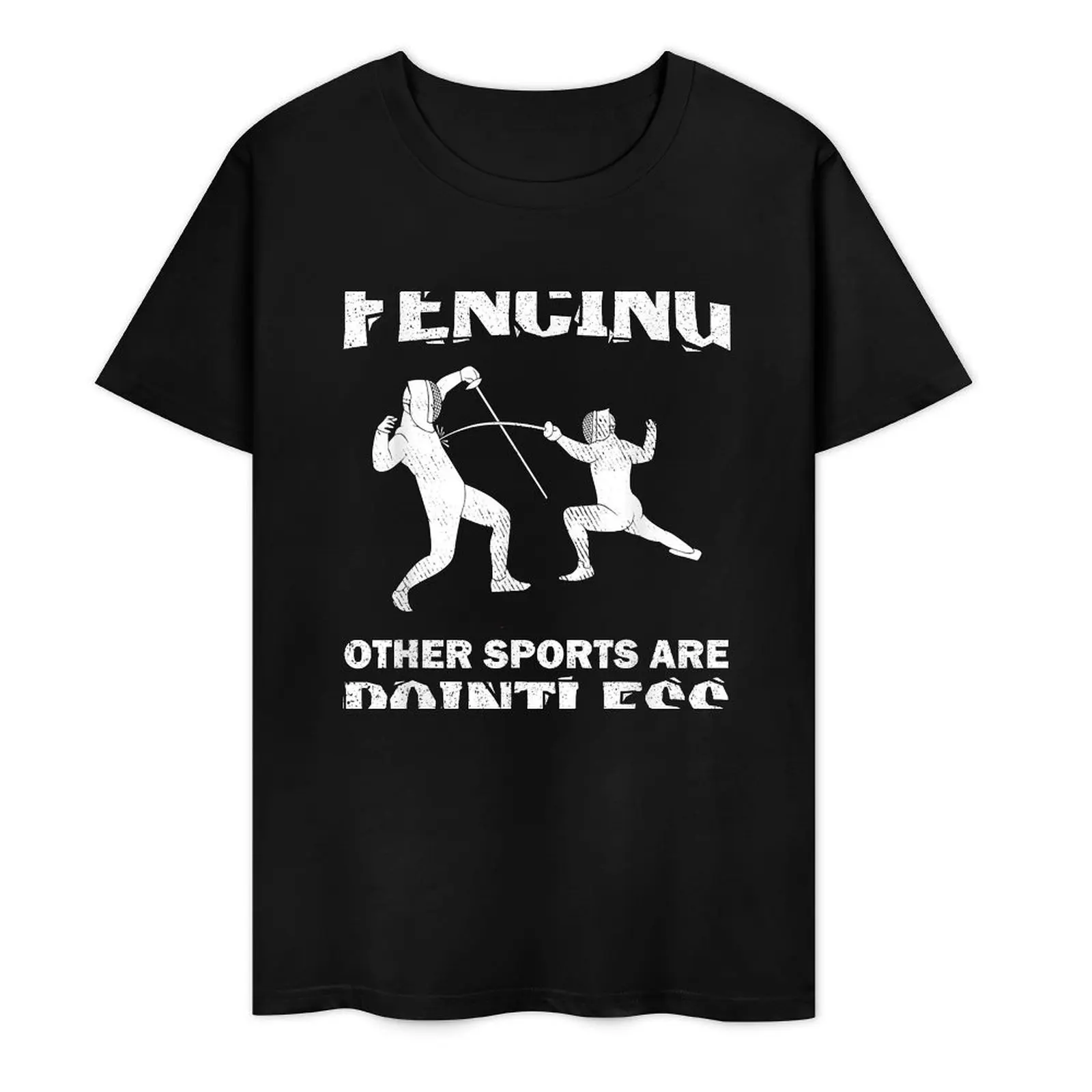 Funny Fencing Accessories Swordplay Fencer Fencing Sport T-Shirt vintage clothes kawaii clothes mens plain t shirts