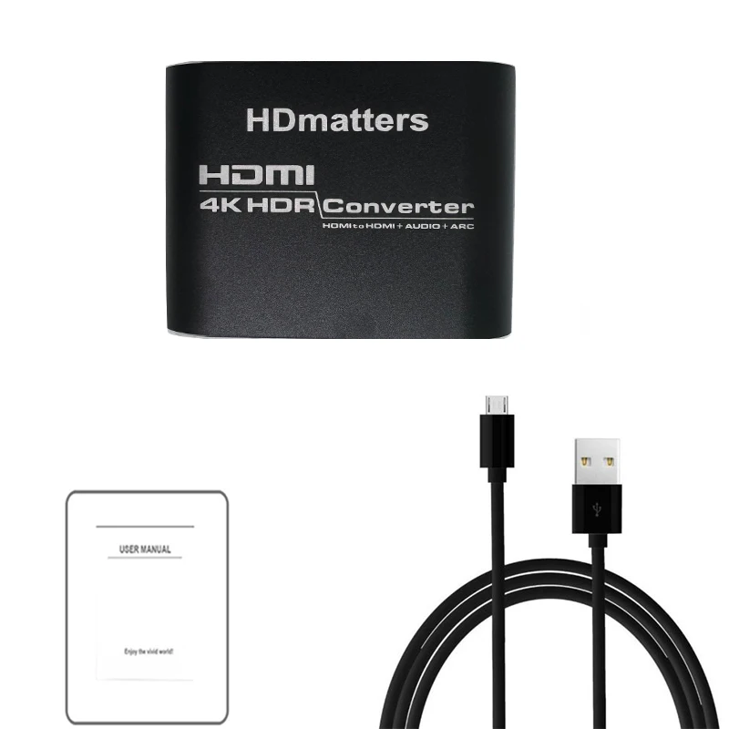 Estrattore Audio HDMI 4K @60Hz Con Uscita Ottica Toslink E 3.5mm – Supporto 3D E HDCP1.4, Per Fire Stick, Xbox, Laptop, Con 3 Modalità EDID