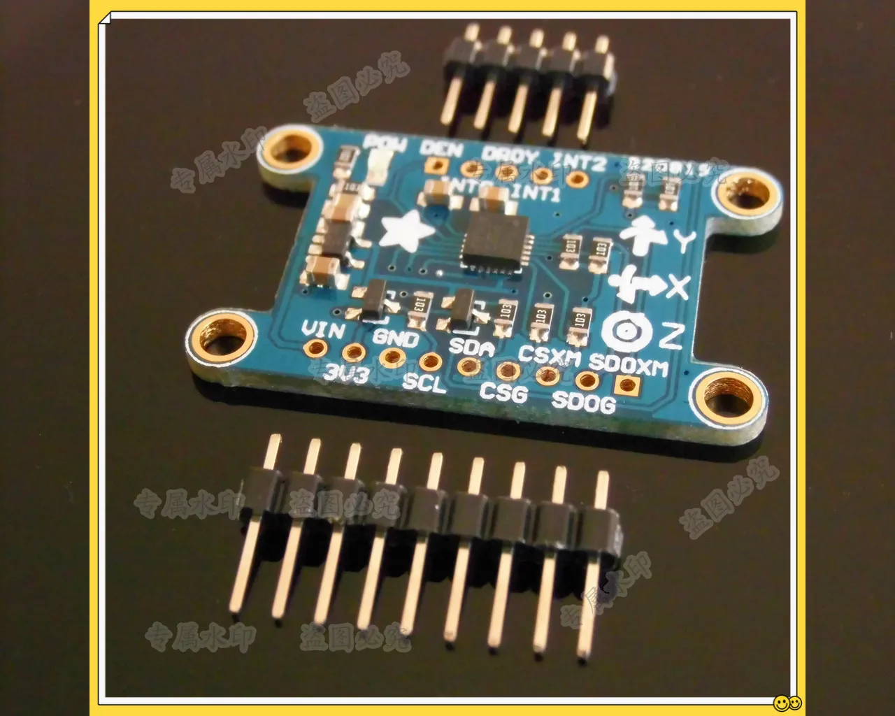 

9DS0 IMU Sensor 9DoF High Precision Integrated 9-Axis, Attitude Sensor SPI/I2C