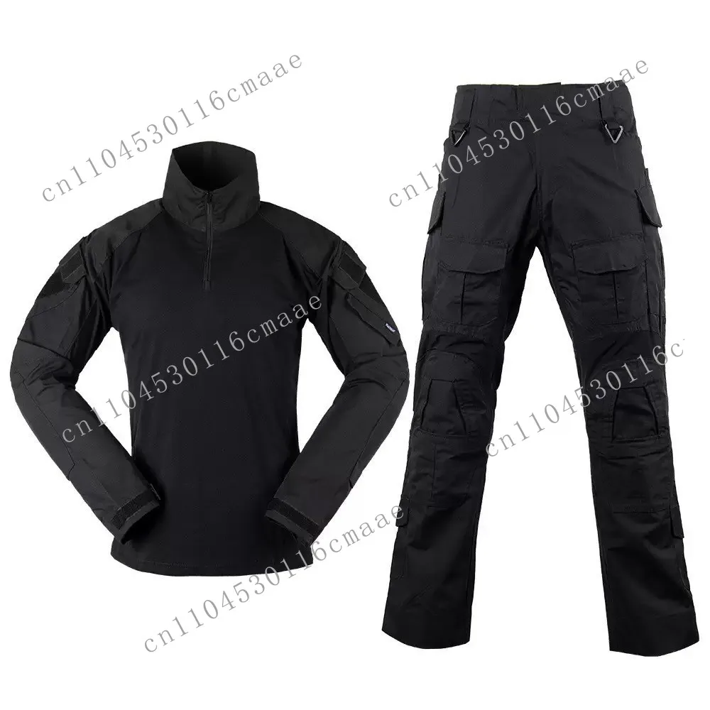 Wear-resistant G3 Frog  Set Long Sleeve American Breathable Camouflage Instructor Outdoor Military Fan Training Tactical Suit