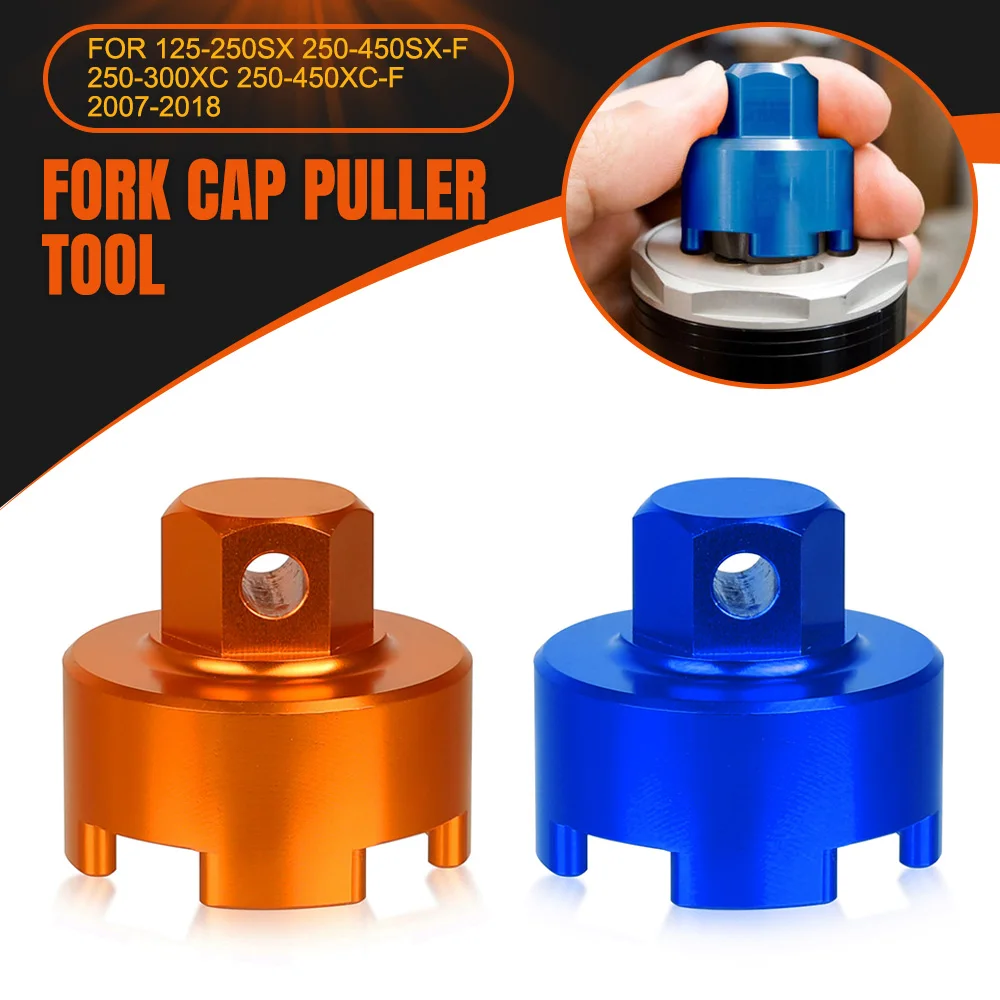 

Front Fork Valve Removal Tool Compression Cap Puller Tools For 125-250SX 250-450SX-F 250-300XC 250-450XC-F 2007-2018 Motorcycle