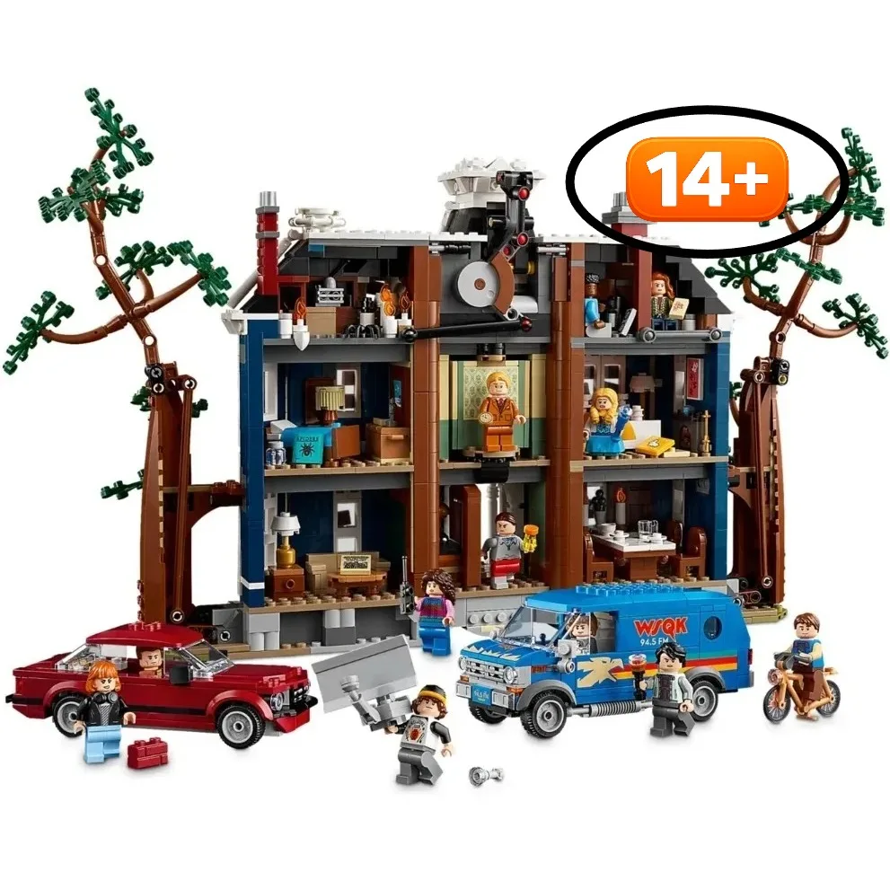 

BEST SELLER 2593PCS Haunted House Building Blocks Horror Mansion Modular DIY Bricks Toy Halloween Gift 14+ 11370