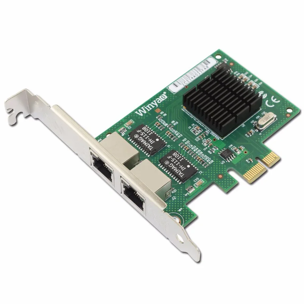 Dual Port Gigabit Ethernet Adapter Network Card With Broadcom bcm5715 Chipset