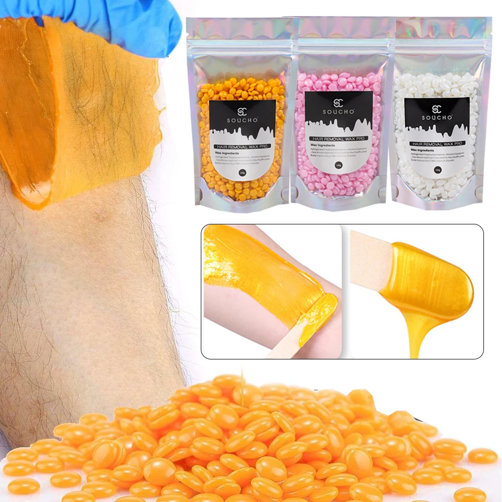 25/100g Hair Removal Wax Beads Painless Professional Depilatory Wax Heatable Hard Wax Beans For Depilation Skin Care Supplies