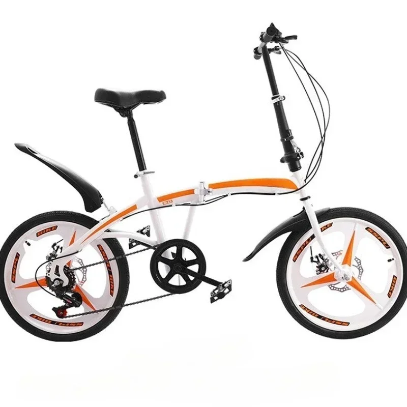 Specially for folding bicycle disc brake 7-speed installation-free bicycle to work 20 inches
