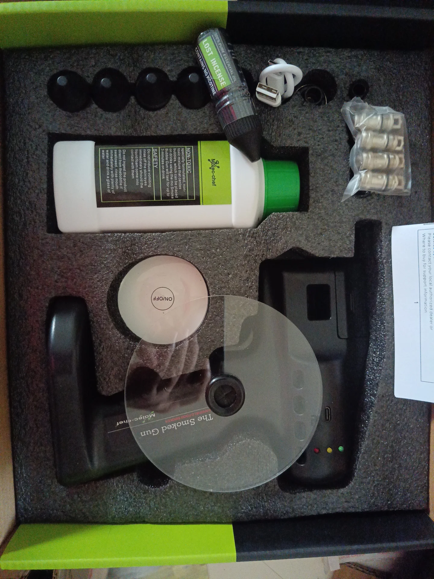 Cocktail Bubble Pistool Met Smaak Blaster Glas Roker Deksel Barman Kit Barman Kit Barman Cadeau Eten Thuis Brouwen & Bar Accessoires