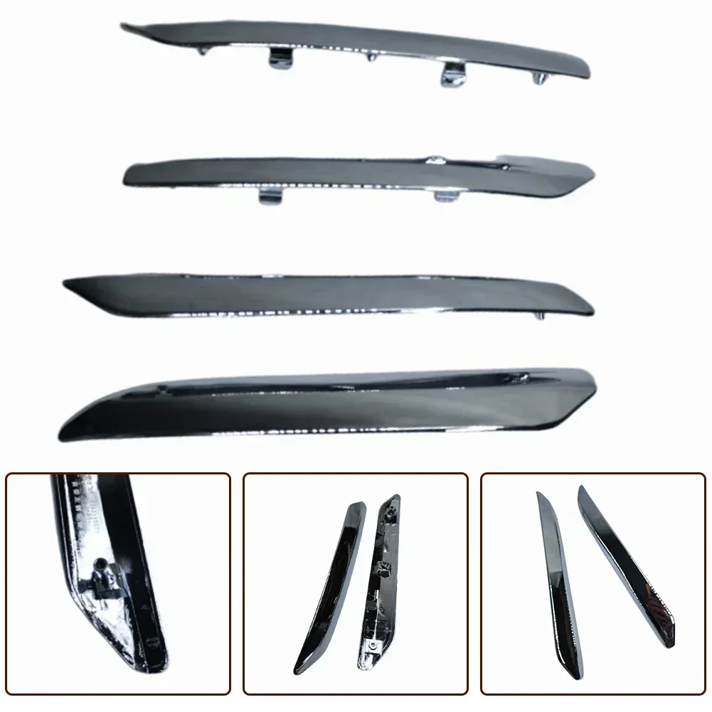 

Car Chrome Front Rear Bumper Cover Trim Strip Decoration For C5 X7 2007 - 2015 Anti-scratch Protection Styling Covers