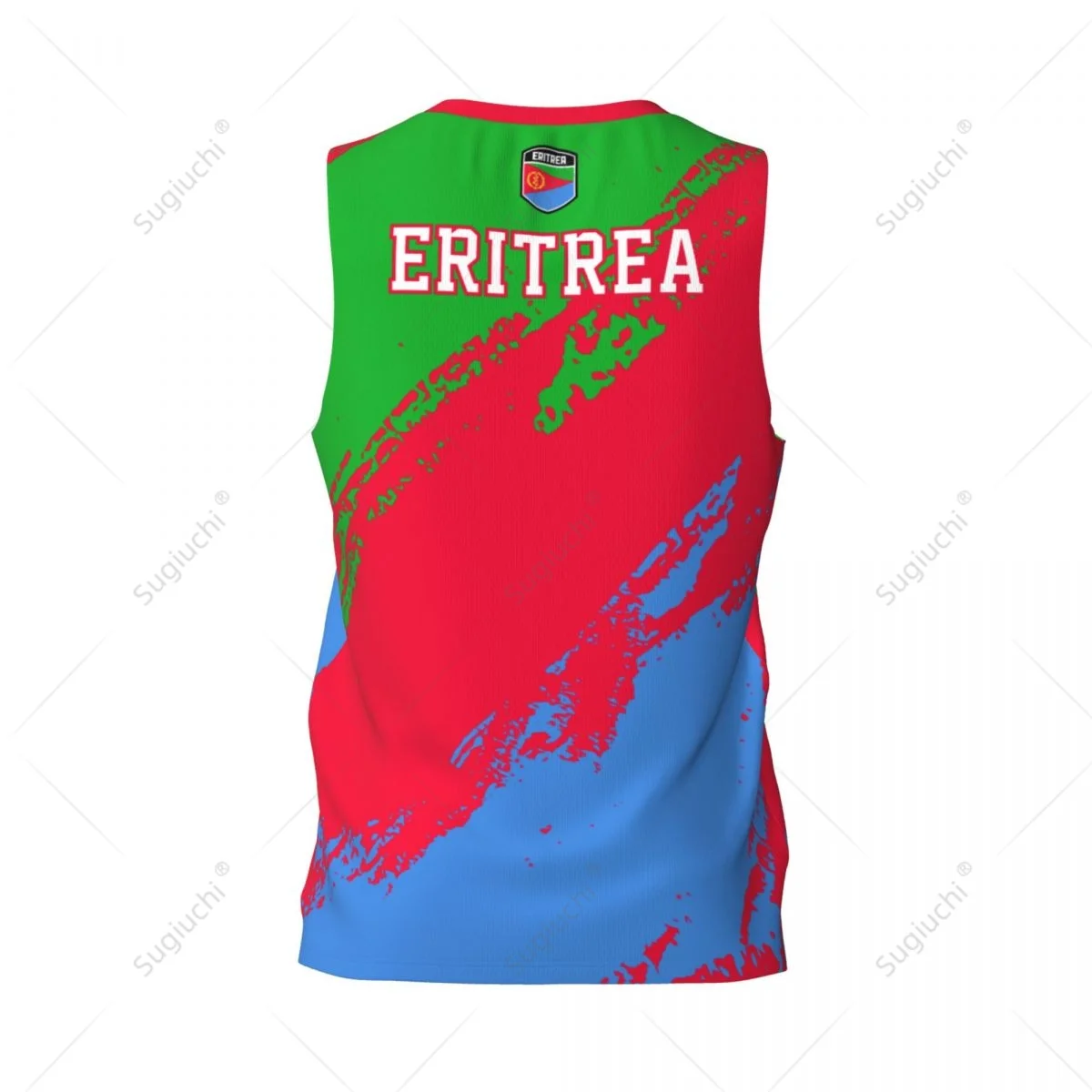 Men Basketball Sports Eritrea Flag Running Fitness Multifunction Jersey Sleeveless shirt Custom Name Nunber Exclusive