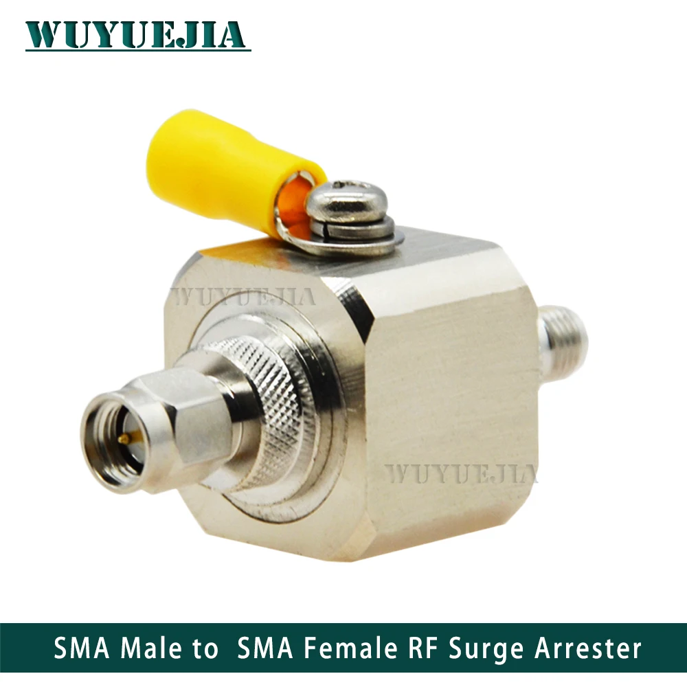 

SMA Type RF Coaxial lightning Arrester Surge Protector SMA Male to SMA Female DC-6GHz GSM LTE Wireless LAN WiFi Antenna 50 ohm