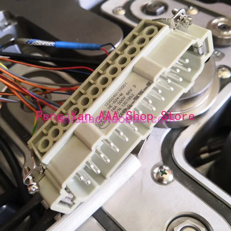 

Connector HE-024-M male core 16A500V industrial plug holder 1220240110001 024F
