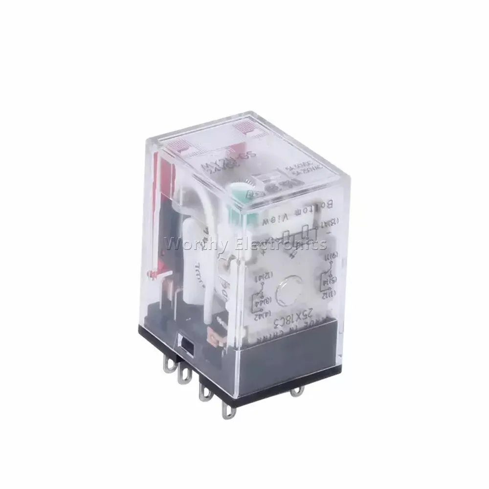 

Free Shipping 10PCS/LOT 24VDC 5A 8PIN Relay MY2N-GS-DC24V