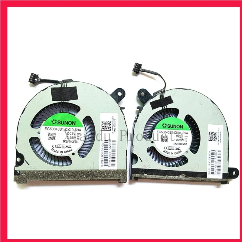 New Genuine FOR  HP ENVY X360 15-EE CPU and GPU Fans L93193-001 L93194-001