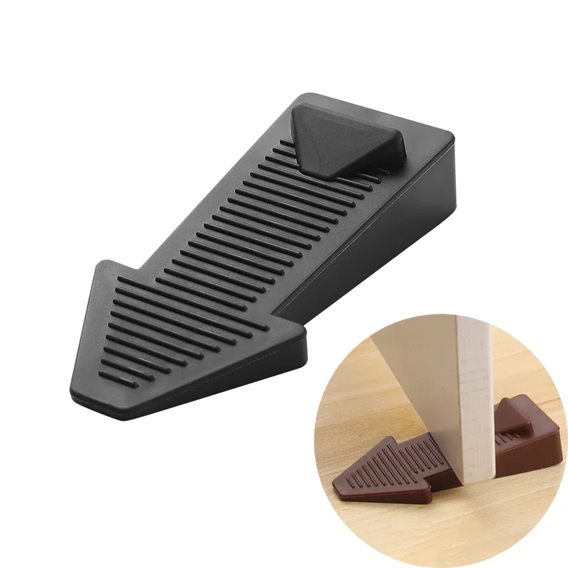

1Pcs Door Stopper Safety Silicone Anti-skid Windproof Door Stop Door Rear Retainer Anti-collision Stop Home Bedroom