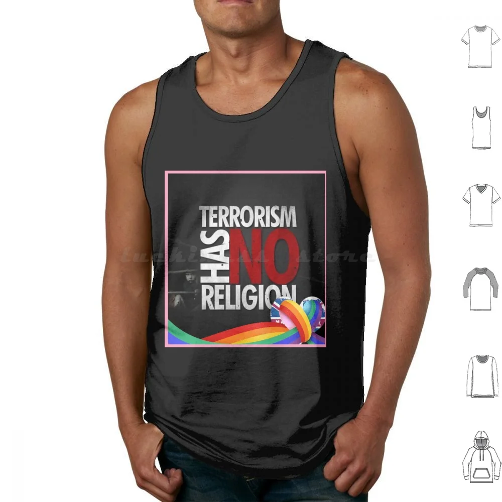 Terrorism Has No Religion Tank Tops Print Cotton Terrorism Has No Religion Political Impeach Trump Revolution Resistance