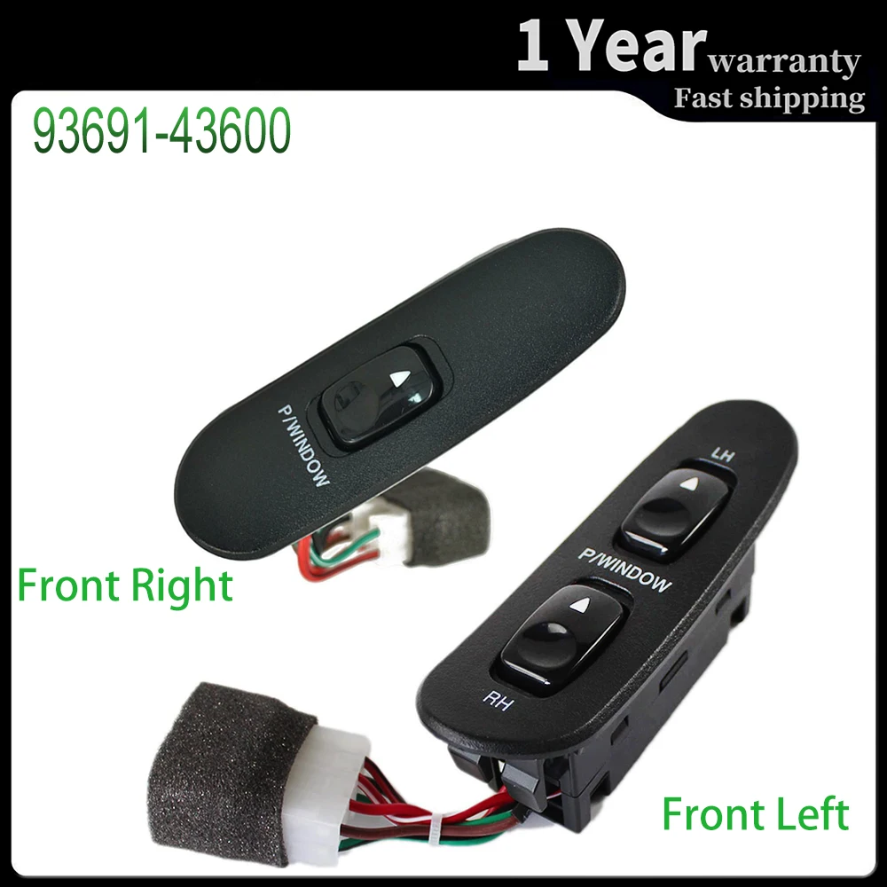 For Hyundai H100 Bus Kasten Front Left Right Power Window Switch Lifter Control Console Button Car Accessories 93691-43600