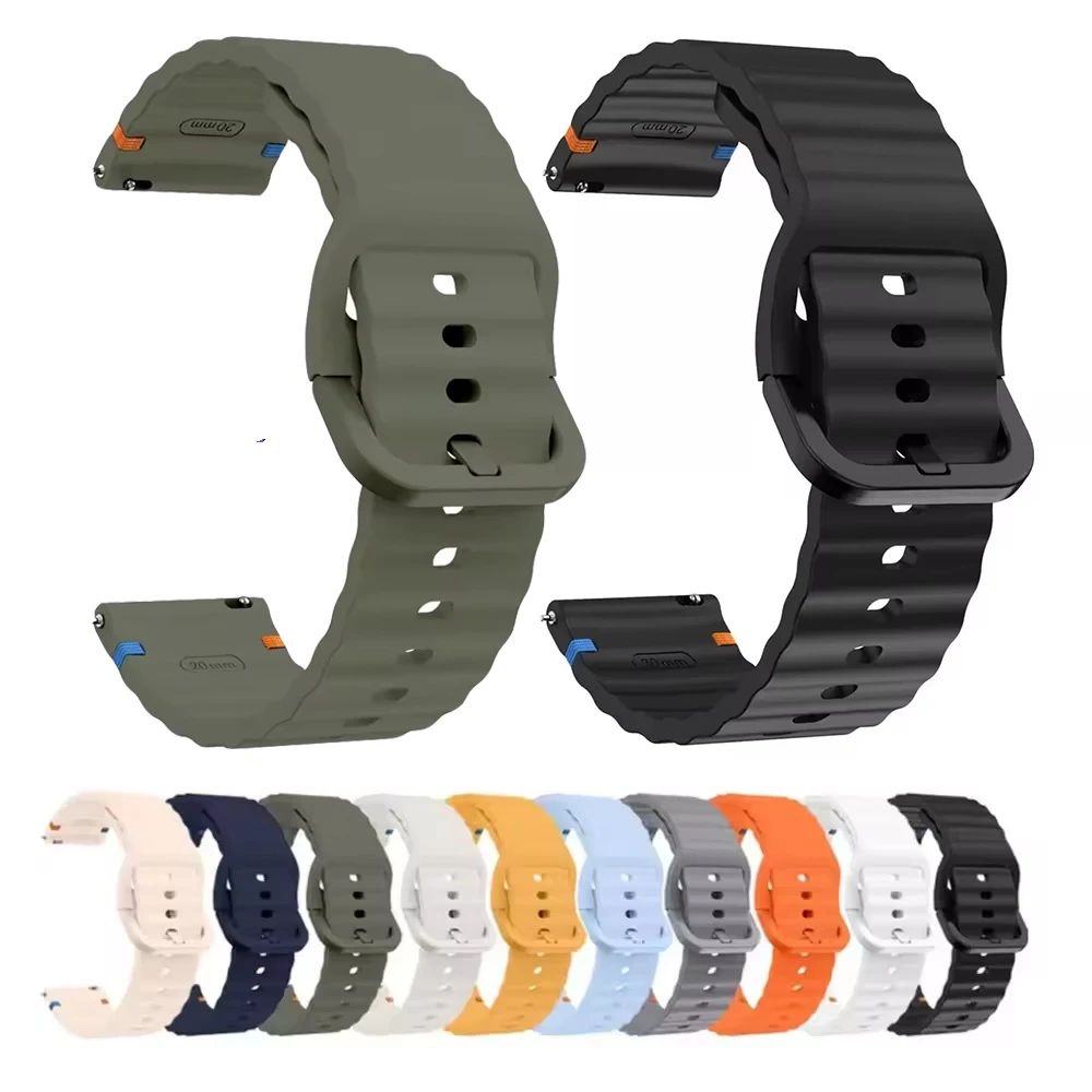 

20mm 22mm Silicone Strap For Garmin Venu 3 Band Forerunner 265 255 245 165 Music Vivoactive 4 Bracelet Garmin Venu Sq2 Plus Belt