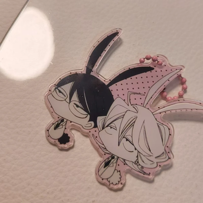 New Doukyusei Sajou Rihito Kusakabe Hikaru acrylic keychain, high-quality cartoon-shaped creative bag and car hanging accessory view 3