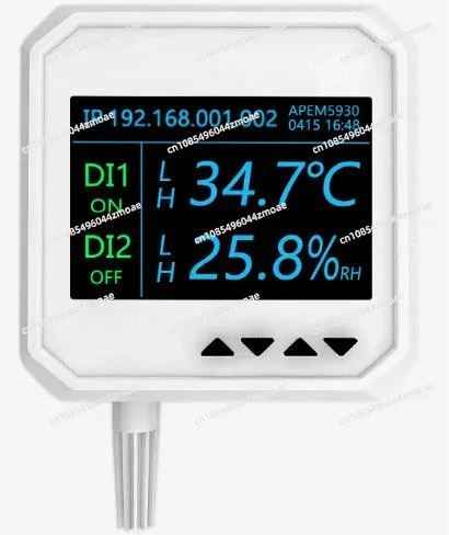 temperature and humidity sensor with lcd display modbus ethernet fridge data loggers