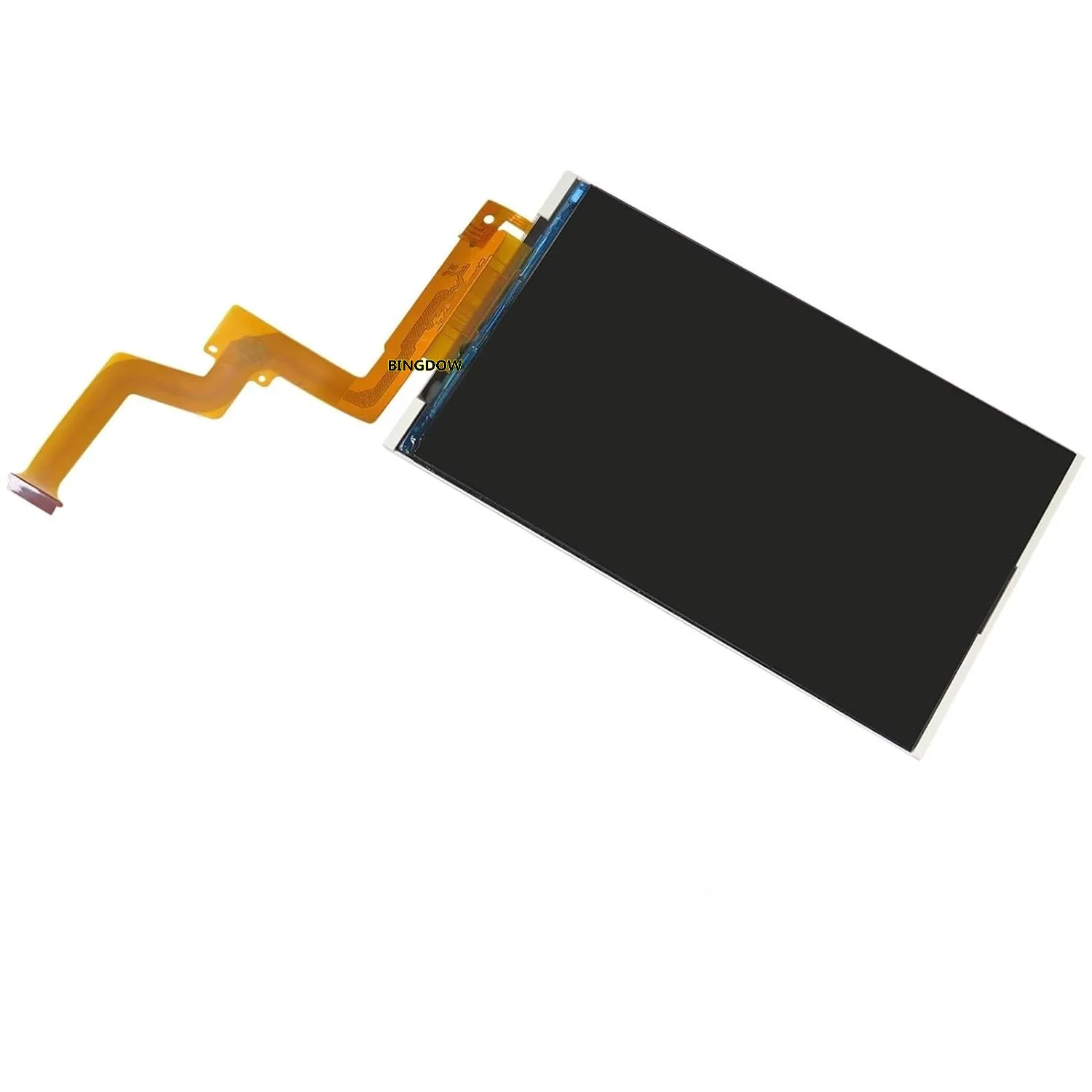 Pengganti tampilan layar kaca LCD atas asli untuk Nintendo baru 2DS XL LL Gamepad untuk konsol NEW2DSXL / LL bagian reparasi