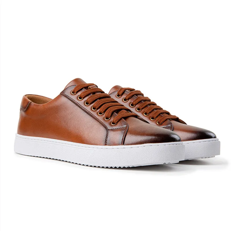 Size 38-47 Genuine Leather Men\'s Casual Shoes Chaussure Homme Heren Schuhe Zapatos Hombre Sapato Masculino Shoes Mens Sneakers