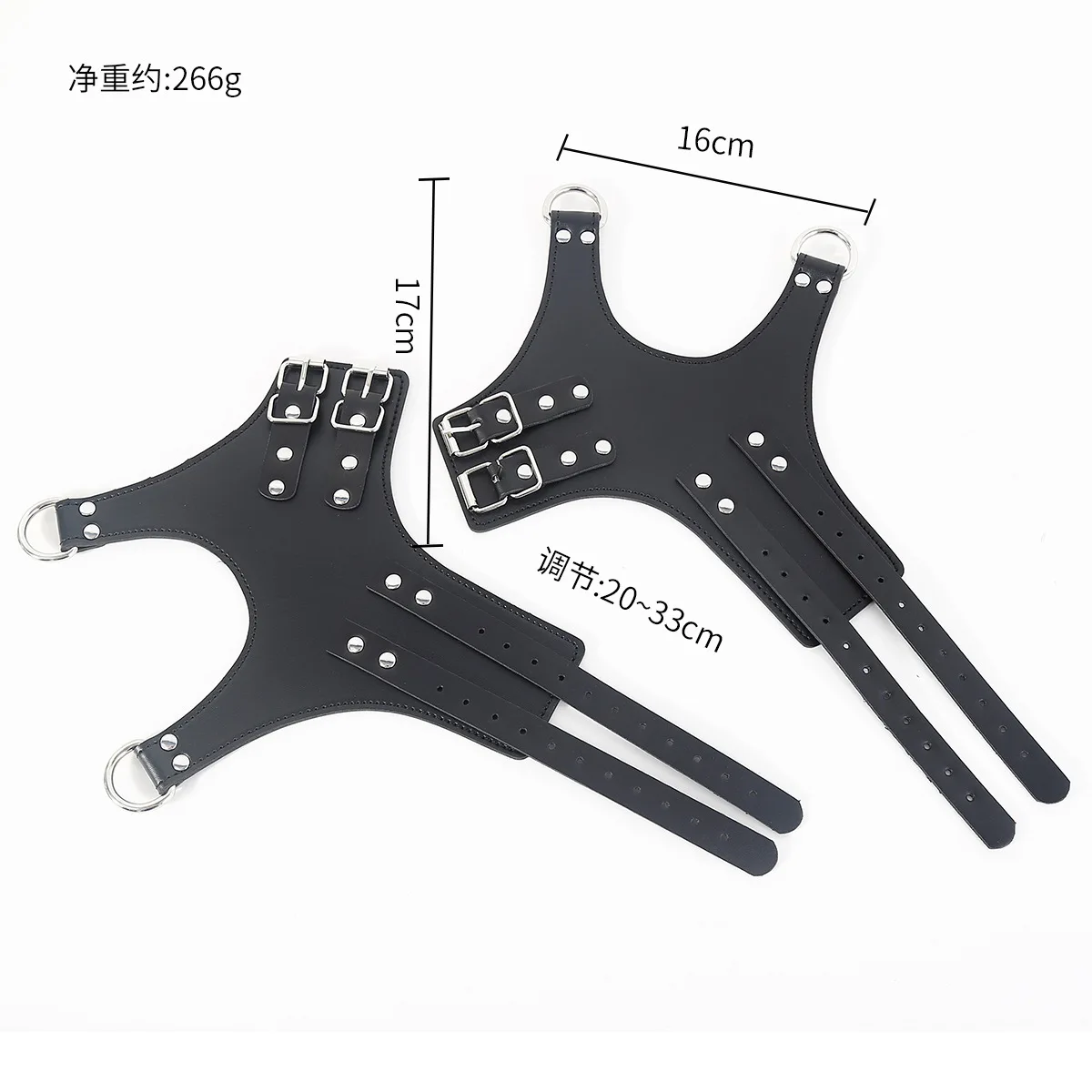 Productos para adultos, esposas de cuero negro, juguetes sexuales para hombres y mujeres, esposas colgantes de bondage para entrenamiento