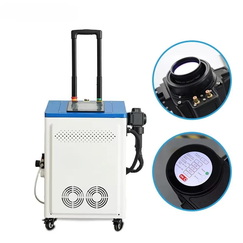 حالة جديدة 100 واط إزالة الصدأ آلة إزالة الطلاء الصدأ الأكثر شعبية 200 واط 300 واط آلة تنظيف الألياف النبضية