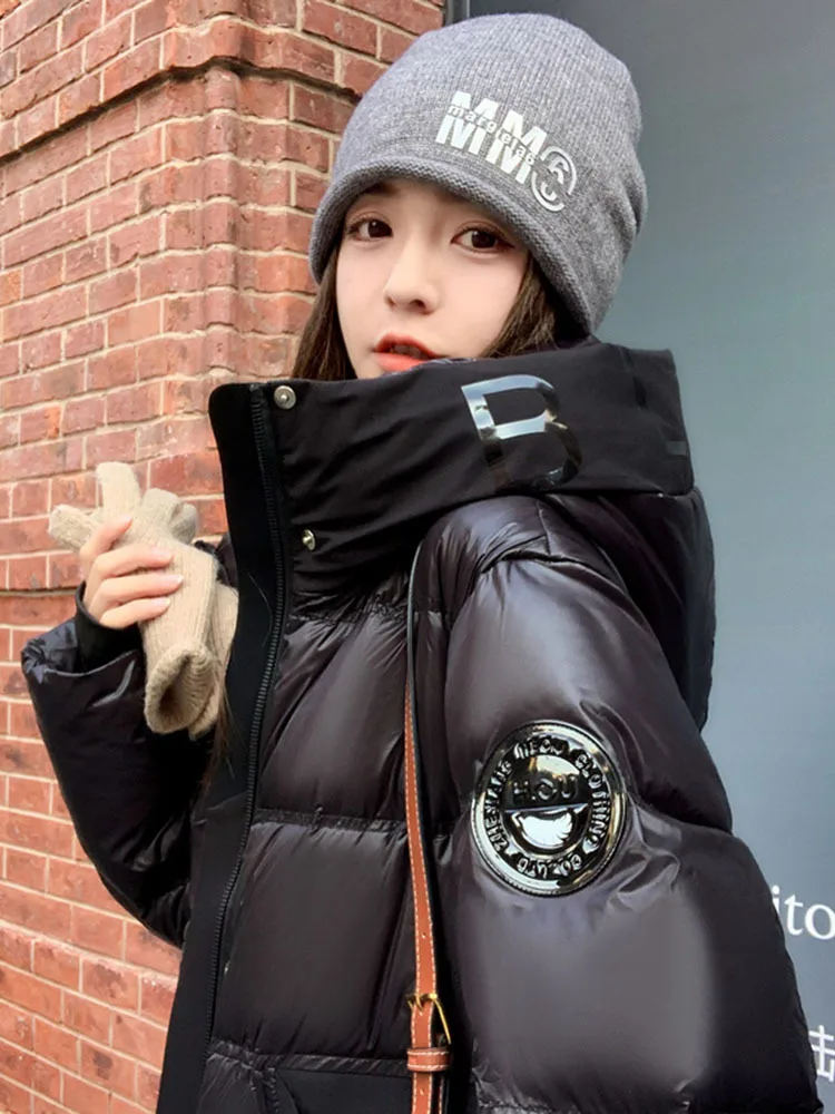 Winter Women Long Down Jackets White Duck Down Slim Hooded 2024 New Parkas Coats Female Thick Warm Outerwear