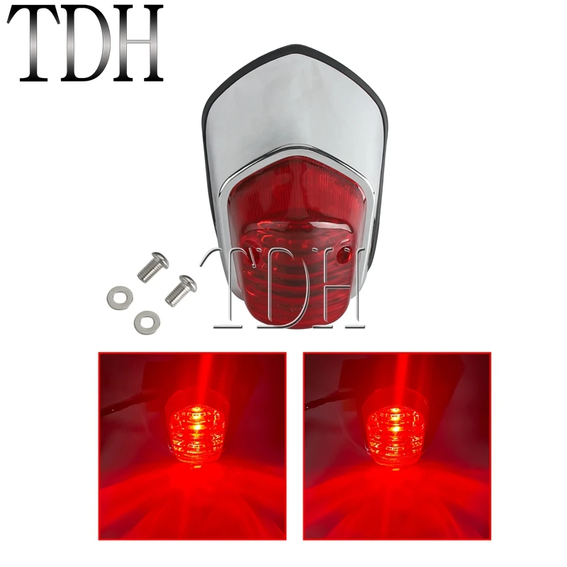 Motorcycle Unviersal Motorbike Rear Taillight Running Brake light For Harley Honda Sabre Shadow VTX VT ACE 1100 Suzuki Kawasaki