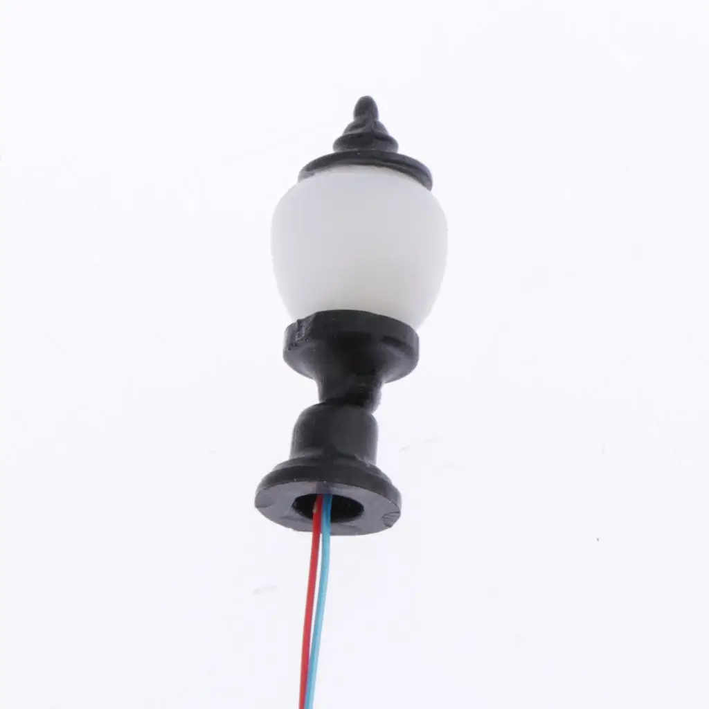 10pcs 1: 100 Model Railway Train Lamp Street Lights HO Scale LEDs