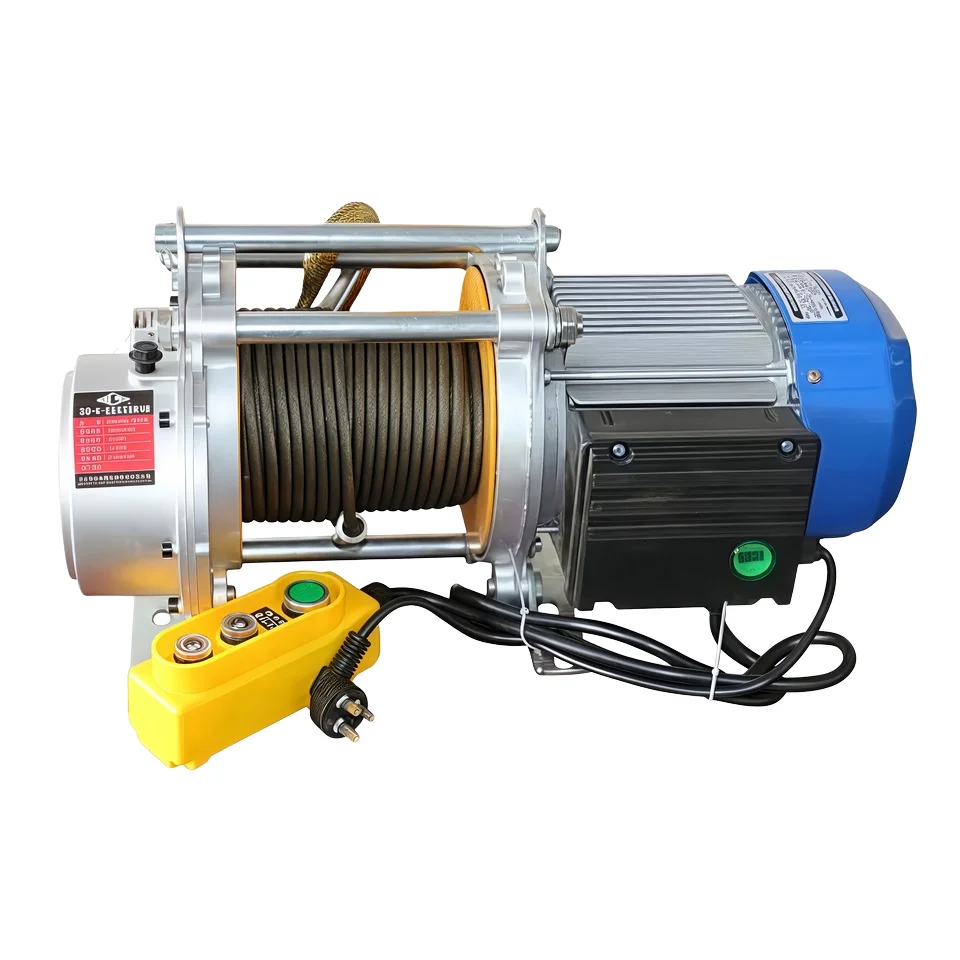 60m 1000kg Electric Hoist Winch with Wireless Remote Control