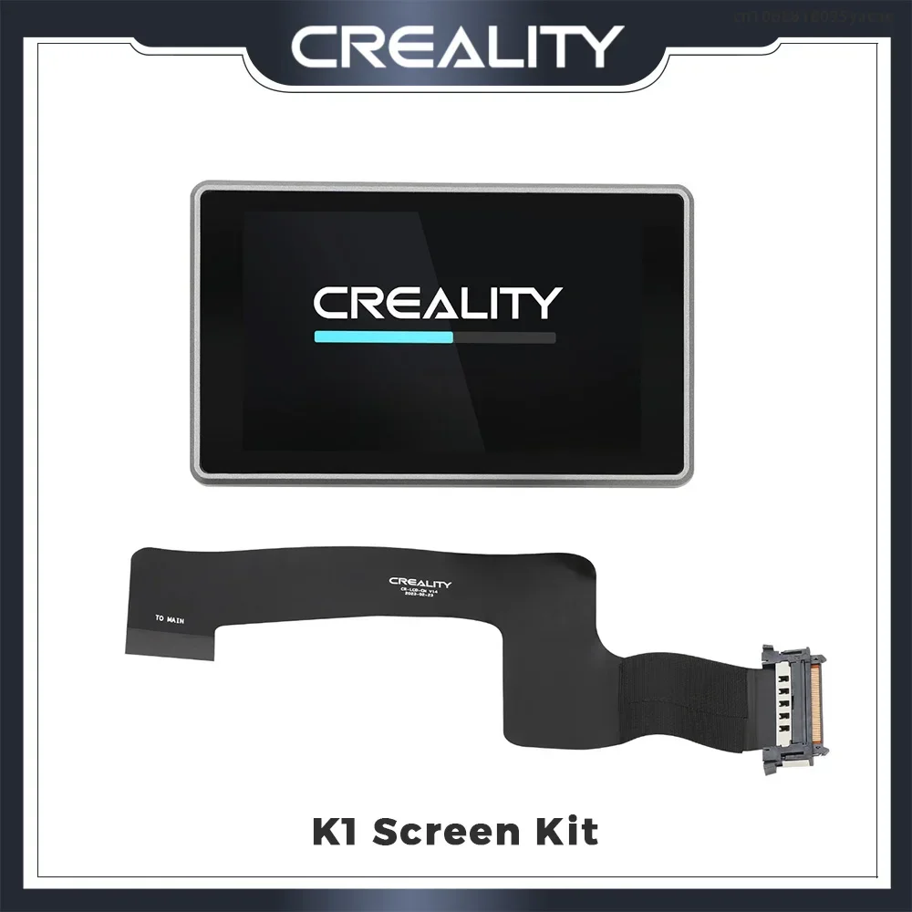 CREALITY Original K1 or K1 MAX 4.3 Inch Full-Color Touch Screen Kit 480×400 for K1 MAX Printer Display Cable