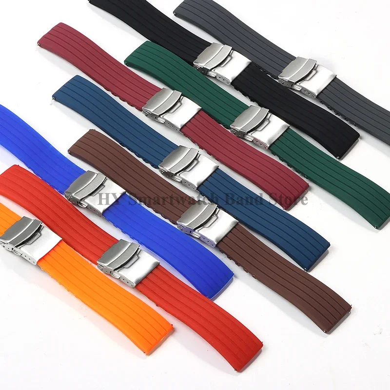 18 ミリメートル 20 ミリメートル 22 ミリメートル 24 ミリメートルクイックリリースシリコン時計バンド Huawei 社腕時計 GT4/3/2 セイコーオメガ化石ゴムスポーツストラップ