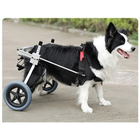 Dog Wheelchair Cat Dog Hind Leg Disability Walker Adjustable Back Leg Rehabilitation With Lightweight Wheelchair Pet Stroller