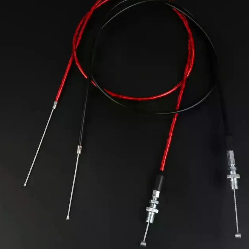 1Pcs Motorcycle Modification Accessories 1190mm Straight Head Motorcycle Gas Throttle Cable Motocross Universal