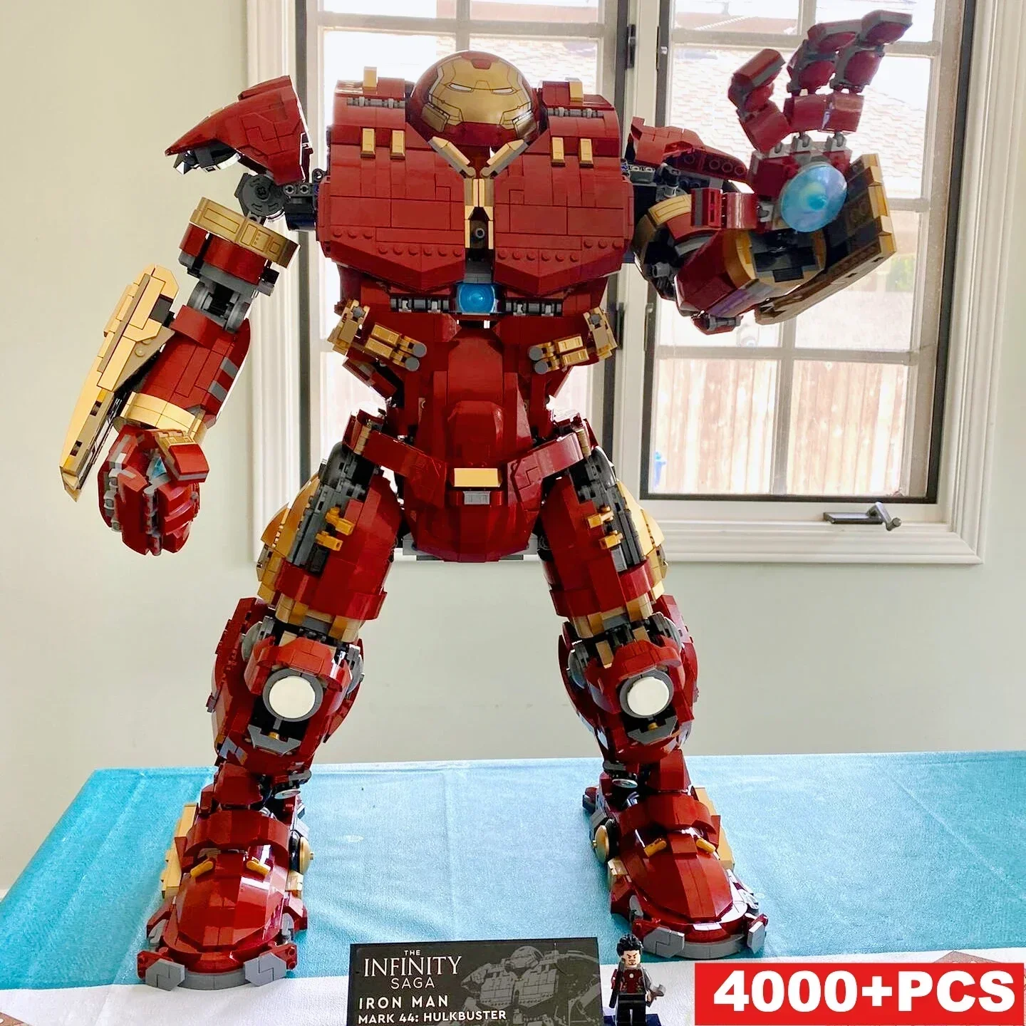 

Конструктор Kalein Classic Robot 4049 деталей: гигантская модель бронированного робота, развивающая игрушка-головоломка для детей, подарок на Рождество и день рождения