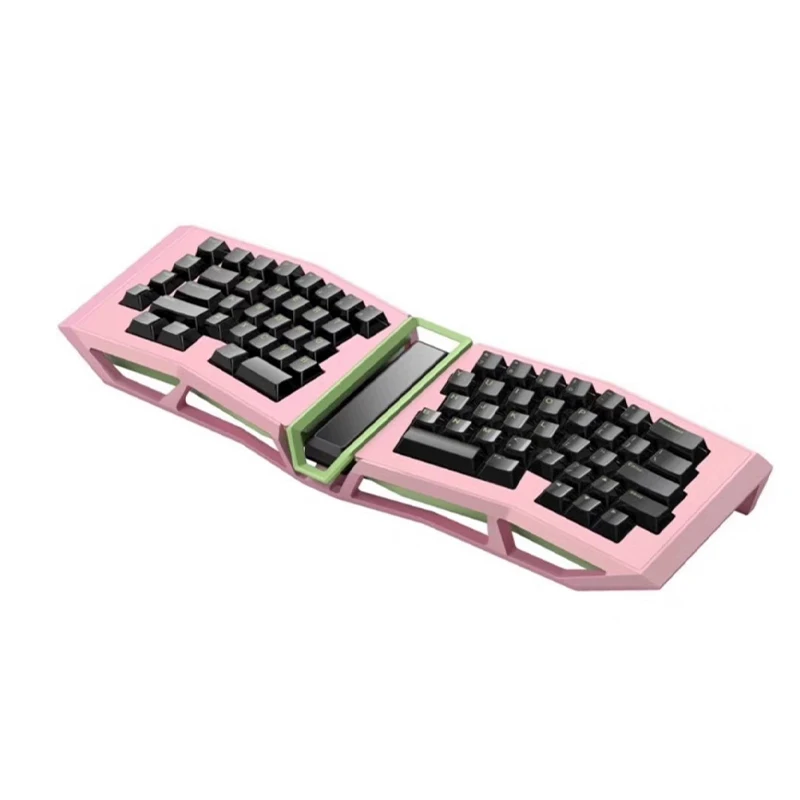 In Stock Product Anger Miao Am Afa Alice Adjustable Leaf Spring Mechanical Keyboard Ergonomic Keyboard Customization PC