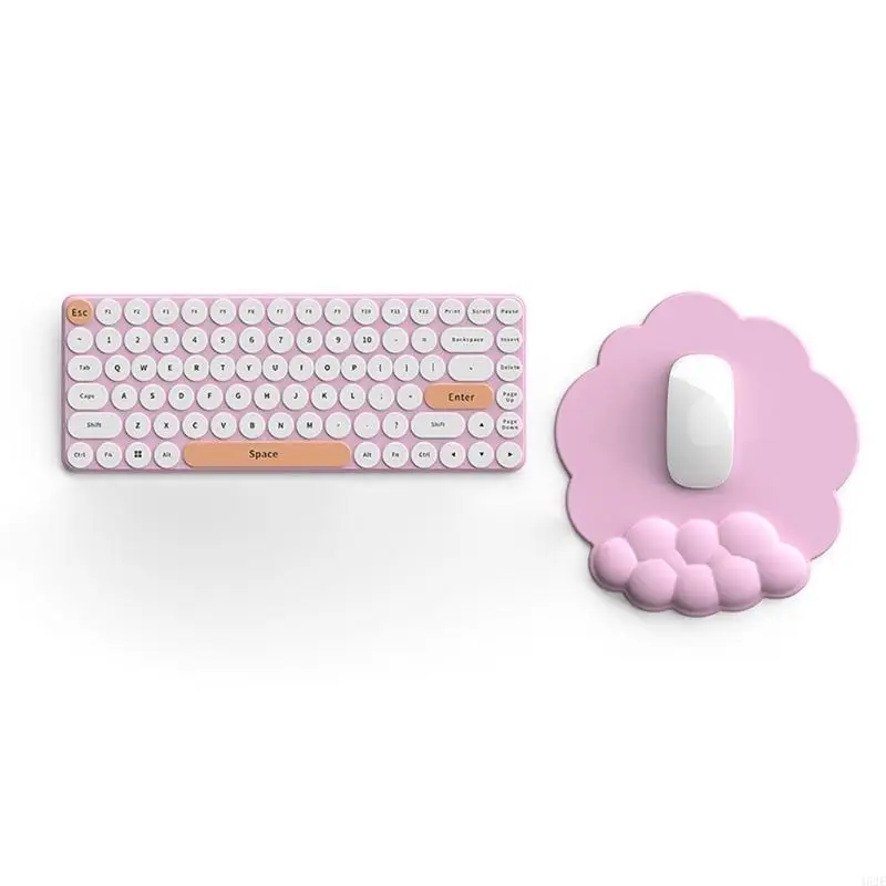 

462E Cloud Shaped Wrist Rest Mouse Pad Mousepad Reduce Wrist Pain and Fatigue