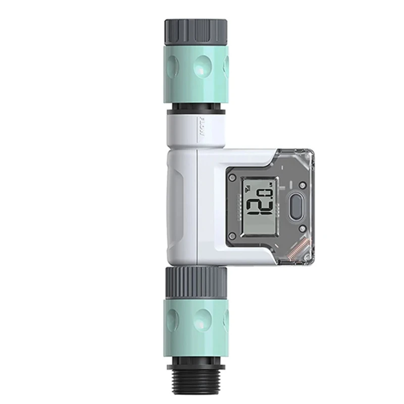 

Wifi Water Flow Meter For Garden Hose Smart Water Meter With 4 Flow Modes Real-Time Flow Tracking Easy Reading