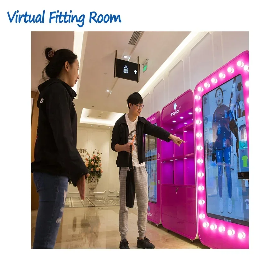 Virtual Fitting Room Magic 3D Mirror for Cloth Augmented Reality Interactive Dressing for Museum Smart Digital Signage Display