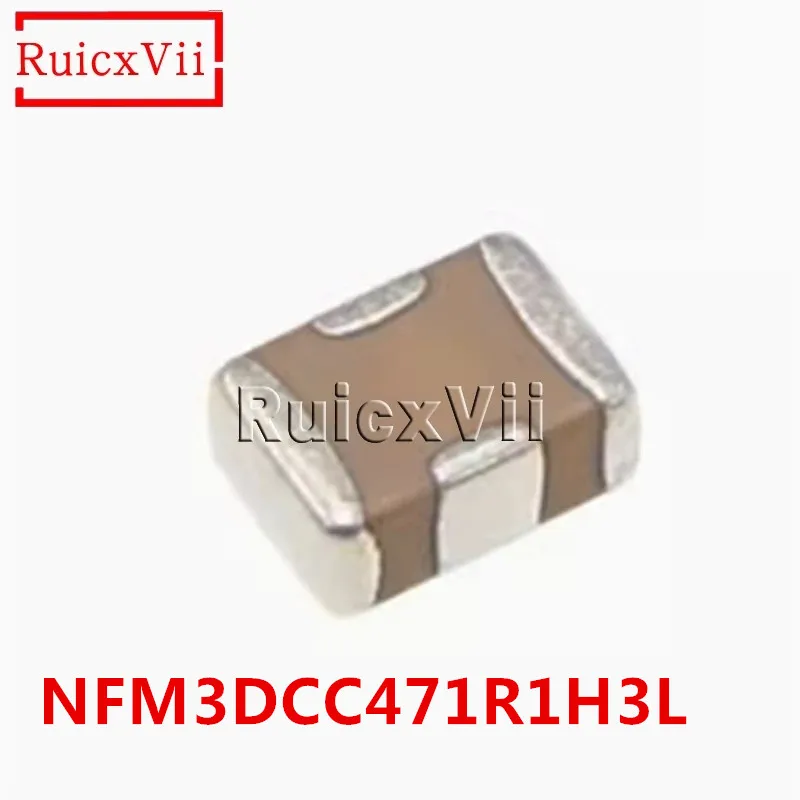 

10 шт. 1206 470pF 50 в 3216 мА SMD Трехконтактный фильтр конденсатор NFM3DCC471R1H3L статический шумовой фильтр новый подлинный