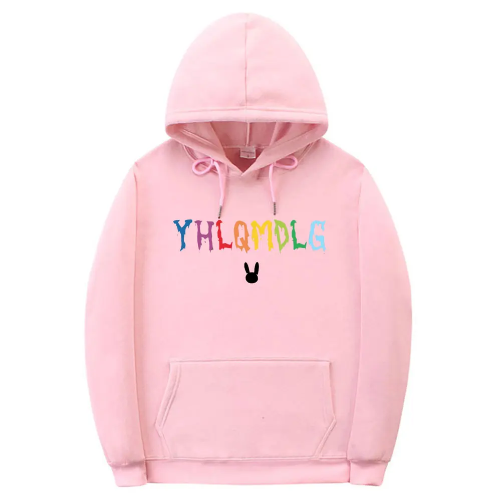 Bad Bunny YHLQMDLG Hoodie Men Women Cotton Hip Hop Hoodies Unisex Fashion Harajuku Sweatshirt Pullover Man Oversized Sweatshirts